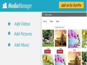 Wtyczka Addon Plugin Media Manager for UserPro