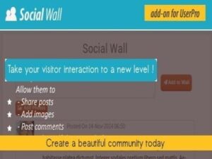 Social Wall Addon für UserPro-Plugin
