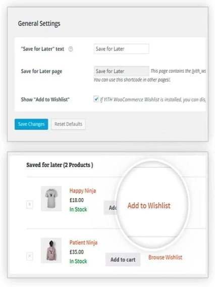 Wtyczka YITH WooCommerce Save For Later Premium