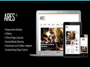 Szablon Themeforest Ares Blog Magazine Newspaper Template