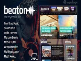 Szablon Themeforest Beaton Music Radio & Events WordPress Theme