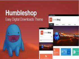 Szablon Themeforest Humbleshop Minimal Easy Digital Downloads Theme