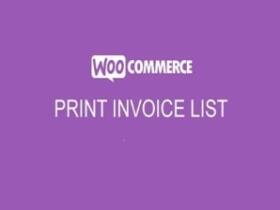 Wtyczka Plugin Addon WooCommerce Print Invoice & Packing List