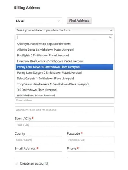 Wtyczka Plugin Addon WooCommerce Postcode / Address Validation