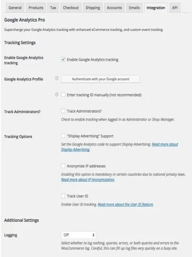 Wtyczka Plugin Addon WooCommerce Google Analytics Pro