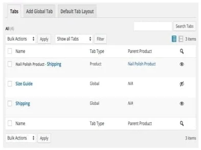 Wtyczka Addon Plugin Woocommerce Tab Manager