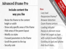 Wtyczka Addon Plugin Advanced Iframe Pro