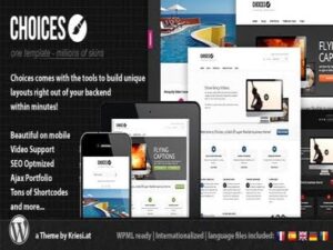 Szablon Choices – Responsive Business And Portfolio