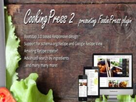 Szablon Cookingpress – Recipe & Food Wordpress Theme | Sklep z dodatkami premium WP Allkeystore.pl