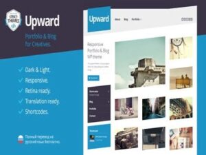 Szablon Upward – Experimental Portfolio & Blog