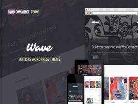 Szablon Wave – WordPress Theme For Artists