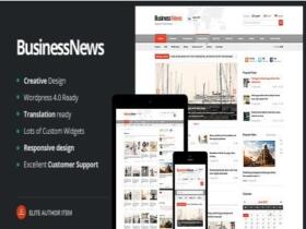 Szablon Business News – Responsive Magazine News Blog