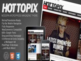 Szablon Hot Topix – Modern WordPress Magazine Theme