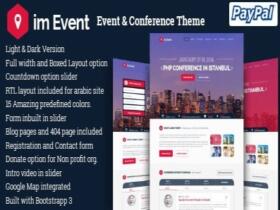 Szablon Im Event – Event & Conference Wordpress Theme