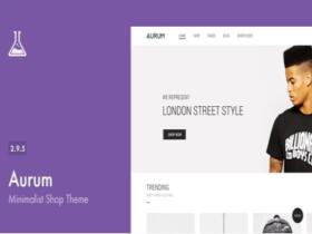 Szablon Aurum – Minimalist Shopping Theme