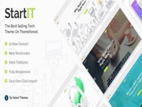 Szablon Startit – A Fresh Startup Business Theme