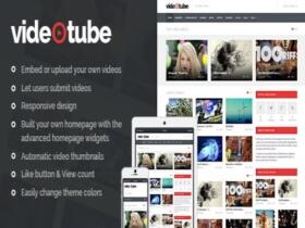 Szablon Videotube – A Responsive Video Wordpress Theme