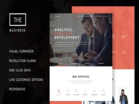 Szablon The Business – Powerful One Page Biz Theme