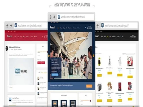 Szablon Woothemes Resort Woocommerce Themes