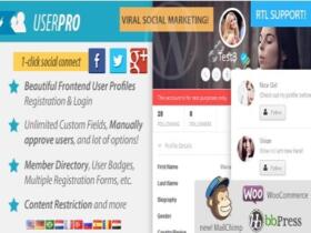 Wtyczka Userpro – User Profiles With Social Login