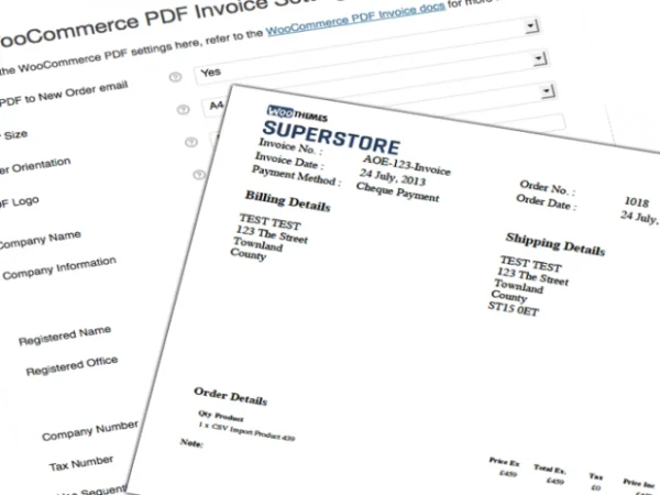 Wtyczka Addon Plugin Woocommerce PDF Invoices