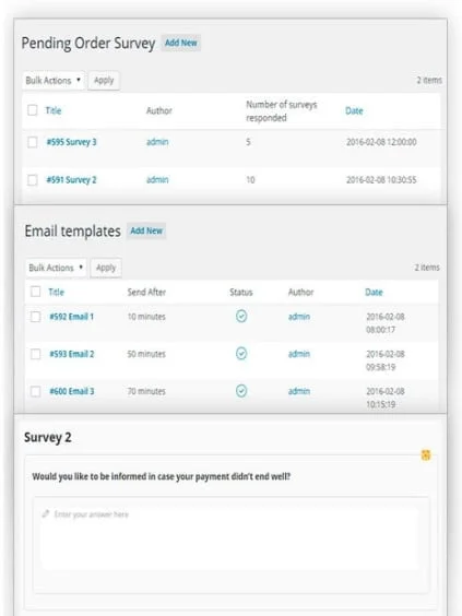 Wtyczka Yith Woocommerce Pending Order Survey Premium