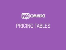 Wtyczka Addon Plugin Woocommerce Storefront Pricing Tables