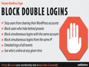 Wtyczka Block Double Logins – Protect Your Membership Site