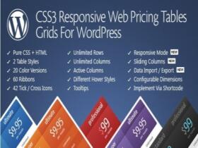 Wtyczka Addon Plugin Css3 Responsive Wordpress Compare Pricing Tables