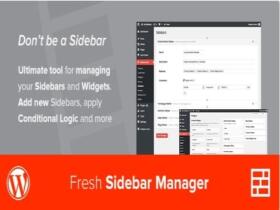 Wtyczka Addon Plugin Custom Sidebar Manager