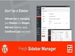 Wtyczka Custom Sidebar Manager