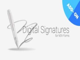 Wtyczka Addon Plugin Digital Signatures For Nex-Forms