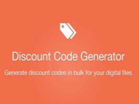 Wtyczka Easy Digital Downloads Discount Code Generator Addon
