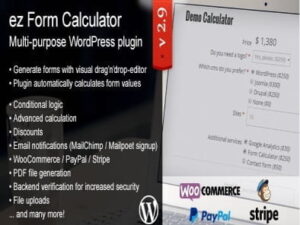 Wtyczka Ez Form Calculator – Wordpress Plugin