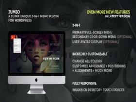 Wtyczka Jumbo – A 3-In-1 Full-Screen Menu For Wordpress