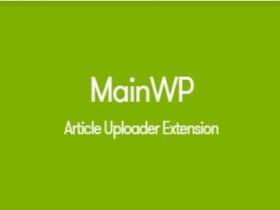 Wtyczka Mainwp Article Uploader Extension