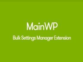 Wtyczka Mainwp Bulk Settings Manager Extension