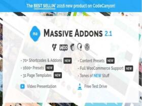 Wtyczka Massive Addons For Visual Composer