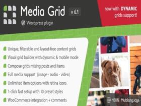 Wtyczka Media Grid WordPress Responsive Portfolio Plugin