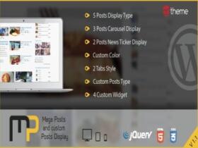 Wtyczka Mega Posts And Custom Posts Display Wp Plugin