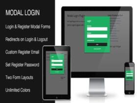 Wtyczka Modal Login Register Forgotten Wordpress Plugin