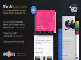 Wtyczka Morph – Flyout Mobile Menu For WordPress