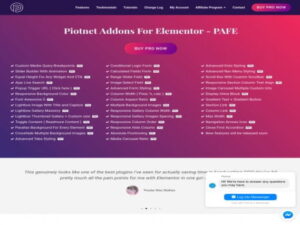 Wtyczka Piotnet Addons For Elementor Pro