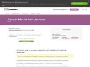 Wtyczka Sensei Media Attachments