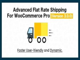 Wtyczka Advance Flat Rate Shipping Method For Woocommerce