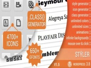 Wtyczka Styler – Icons Fonts And Css Generator For Wp