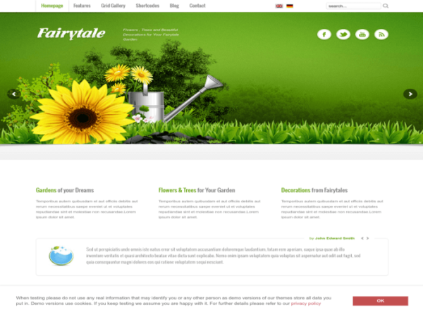 Szablon AIT Fairytale WordPress Theme