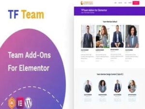 Wtyczka Tfteam – Team Member Widget For Elementor | Sklep z dodatkami premium WP Allkeystore.pl