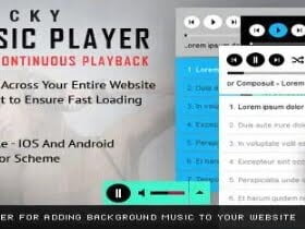 Wtyczka Sticky Html5 Music Player Wordpress Plugin | Sklep z dodatkami premium WP Allkeystore.pl