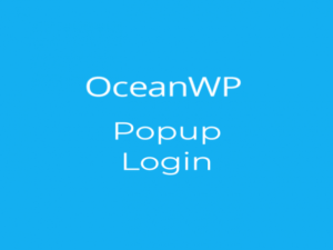 OceanWP Popup-Login-Plugin